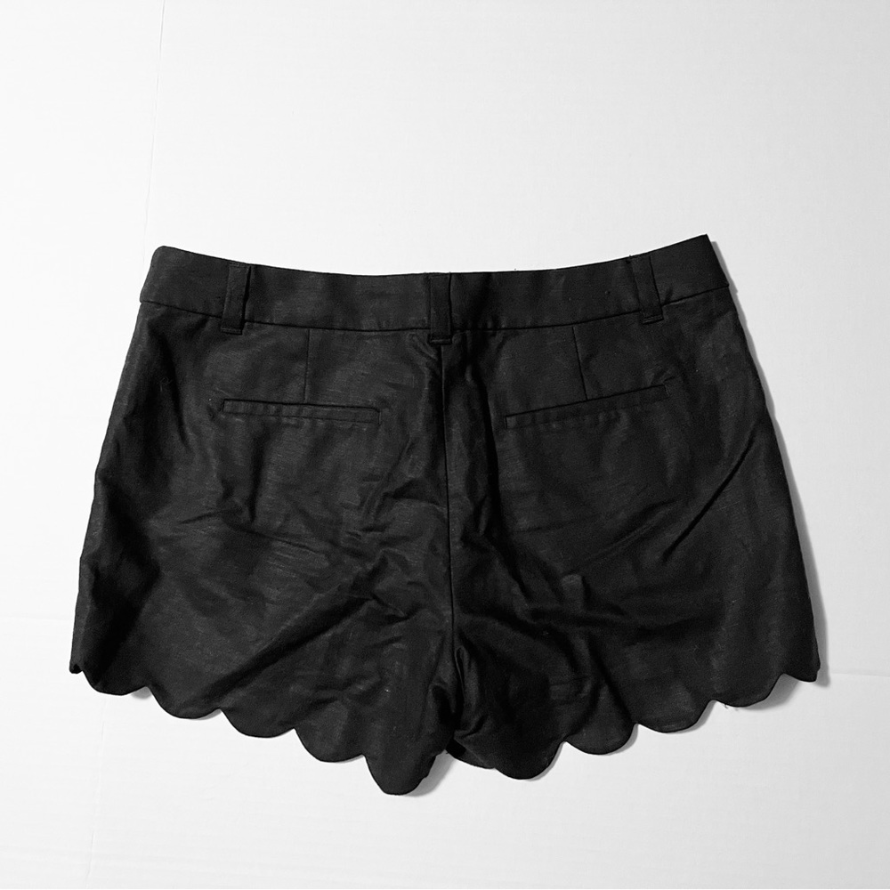 J. Crew Linen Shorts size 10 Black
